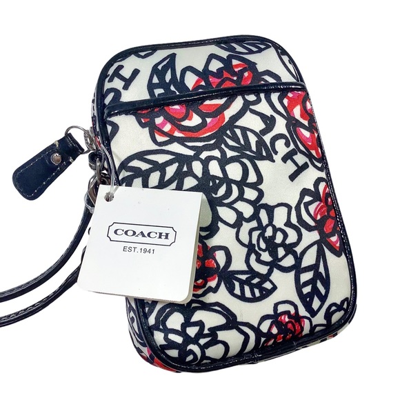 🏷NWT Coach Small Flower 🌸 Pouch - Picture 6 of 6